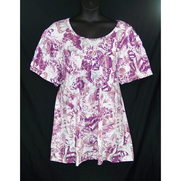 Roaman's Tops - NEW Roaman’s 5X-38/40 Butterfly Top